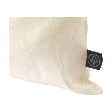 Logo trade advertising product photo of: Gift Pouch Natural GRS Recycled Cotton (150 g/m²) L