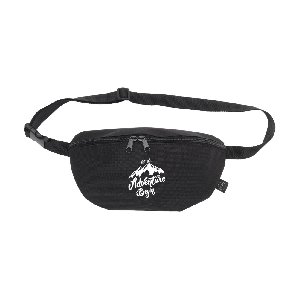 Logo trade corporate gift photo of: Huckle Belt Bag GRS RPET waist bag