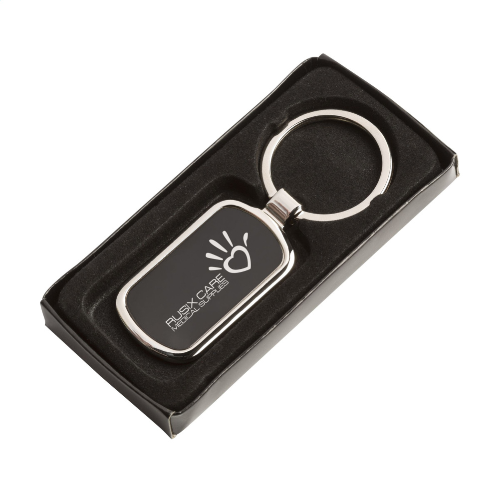 Logo trade promotional items picture of: KeyTag Rectangular keyring