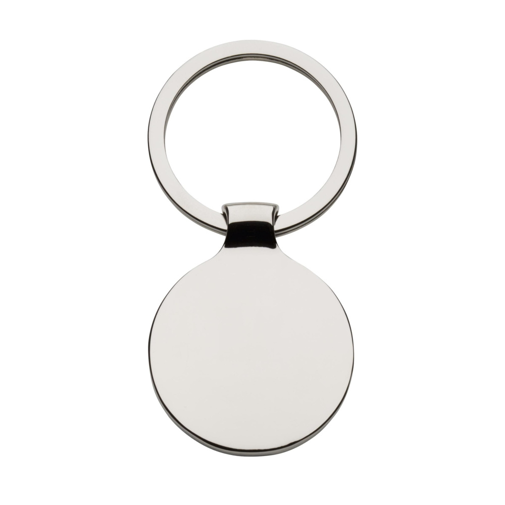 Logotrade business gift image of: KeyTag Circle keyring