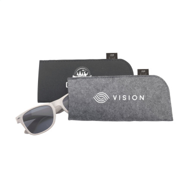 Logo trade advertising products picture of: Feltro GRS RPET Pouch for glasses