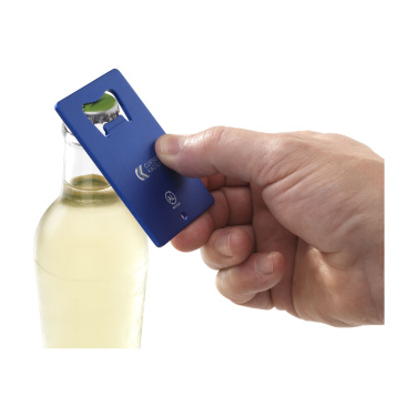 Logo trade corporate gifts picture of: Carta Opener Recycled Alu bottle opener