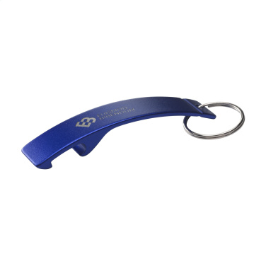 Logotrade promotional merchandise photo of: Alu Opener GRS Recycled keyring