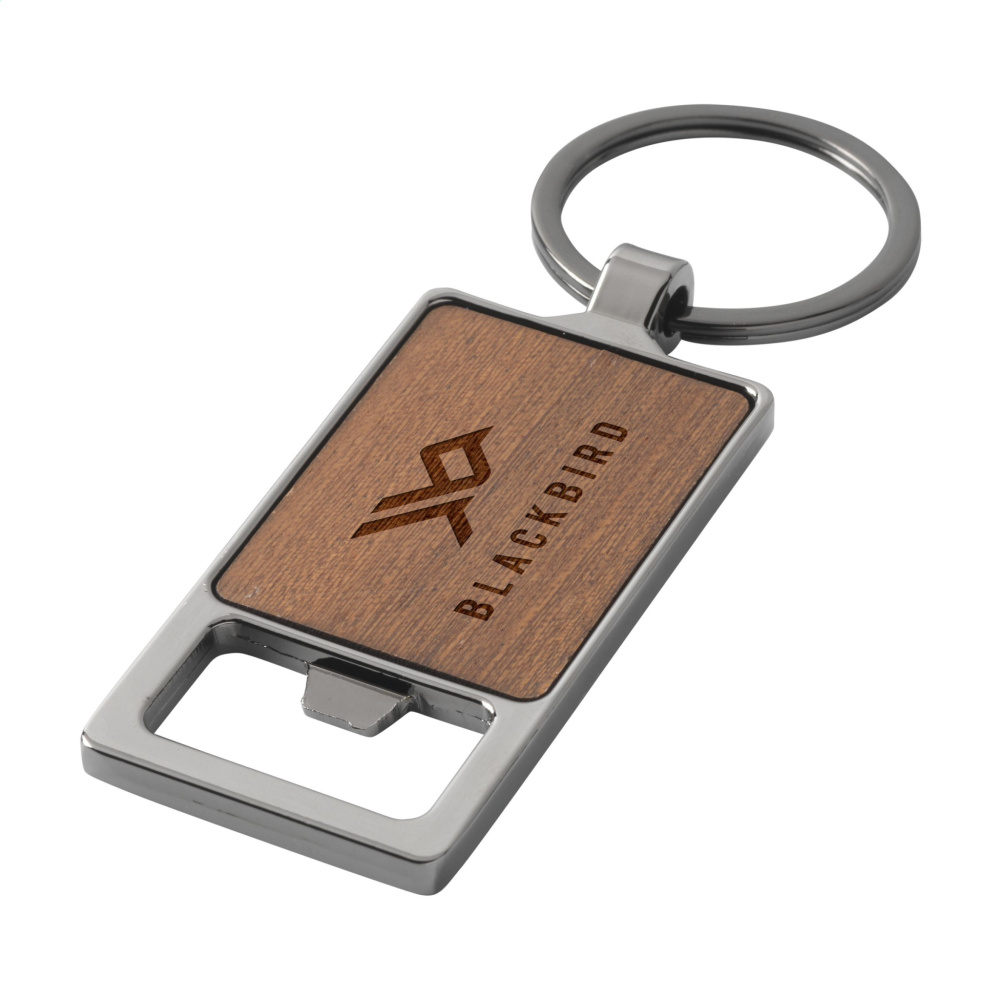 Logo trade promotional merchandise photo of: Sammy bottle opener / keyring