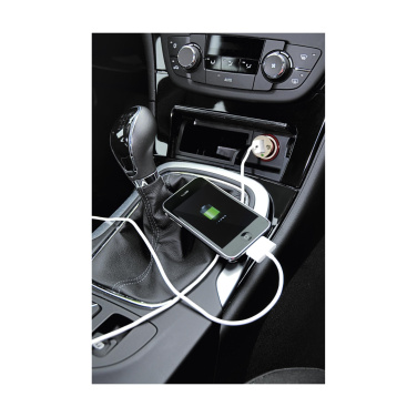 Logotrade business gift image of: USB CarCharger plug