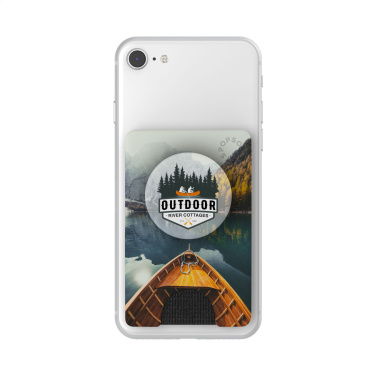 Logo trade corporate gifts picture of: PopSockets® PopWallet+ card holder with PopGrip