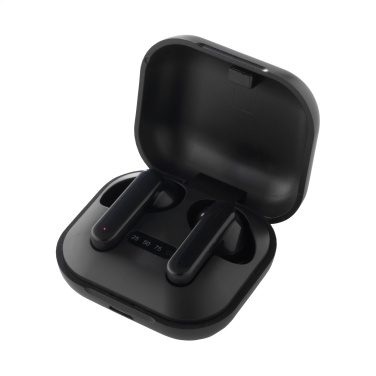 Logo trade advertising products image of: Aron TWS Wireless Earbuds in Charging Case