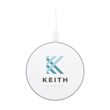 Logotrade promotional item image of: Coil RCS Recycled Wireless Charger