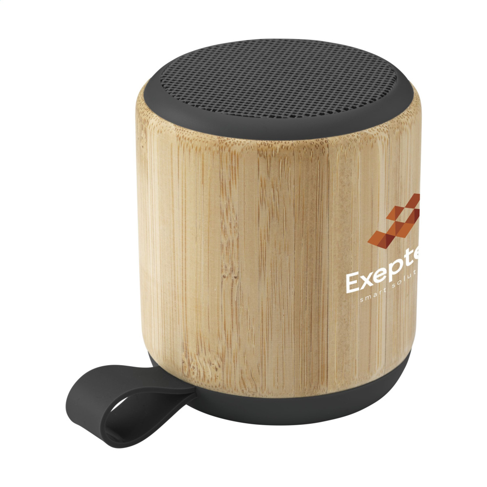 Logotrade advertising product image of: Timor Bamboo Wireless Speaker