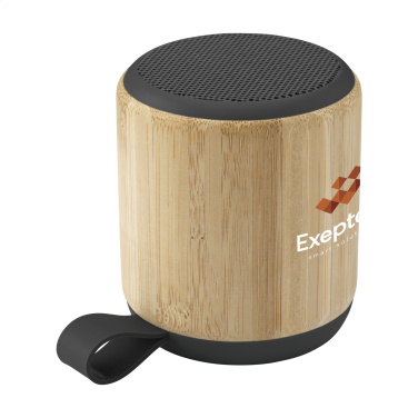 Logo trade promotional giveaways image of: Timor Bamboo Wireless Speaker