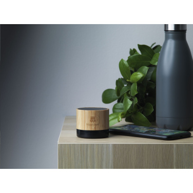 Logo trade promotional gift photo of: Bambox Bamboo Speaker