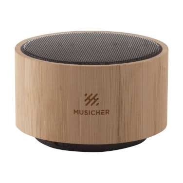 Logotrade promotional item image of: Wave Bamboo Wireless Speaker