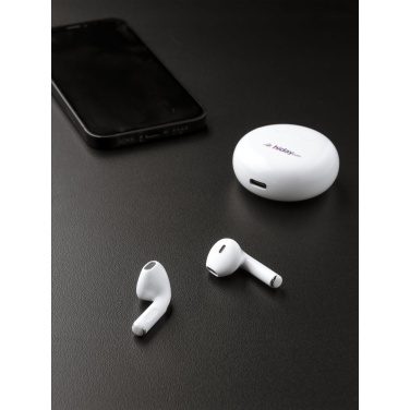 Logo trade promotional products picture of: Calypso RCS Recycled Wireless Earbuds