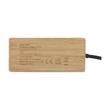 Logotrade advertising product image of: Fyra Bamboo Hub