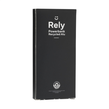 Logo trade corporate gifts picture of: Rely Powerbank 10000 RCS Recycled Alu