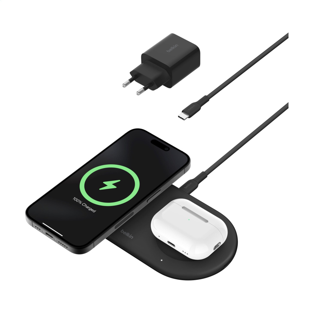 Logo trade promotional items image of: Belkin BoostCharge Pro 2-in-1 Pad