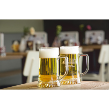 Logo trade promotional gifts image of: Beer Tankard Extra Large 500 ml