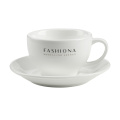 Sienna 210 ml cup and saucer, white