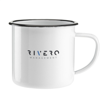 Logo trade promotional products picture of: Retro Enamel Mug 350 ml