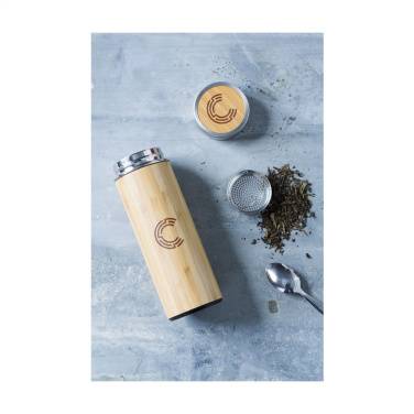 Logotrade promotional gift image of: Osaka 360 ml bamboo thermo bottle/thermo cup