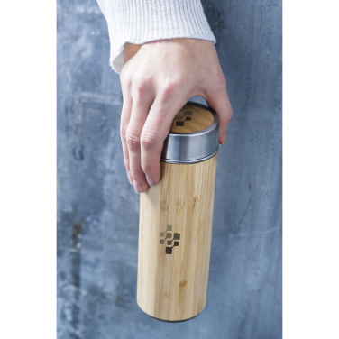 Logotrade promotional product image of: Osaka 360 ml bamboo thermo bottle/thermo cup