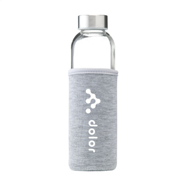 Logo trade promotional items image of: Senga Glass 500 ml drinking bottle