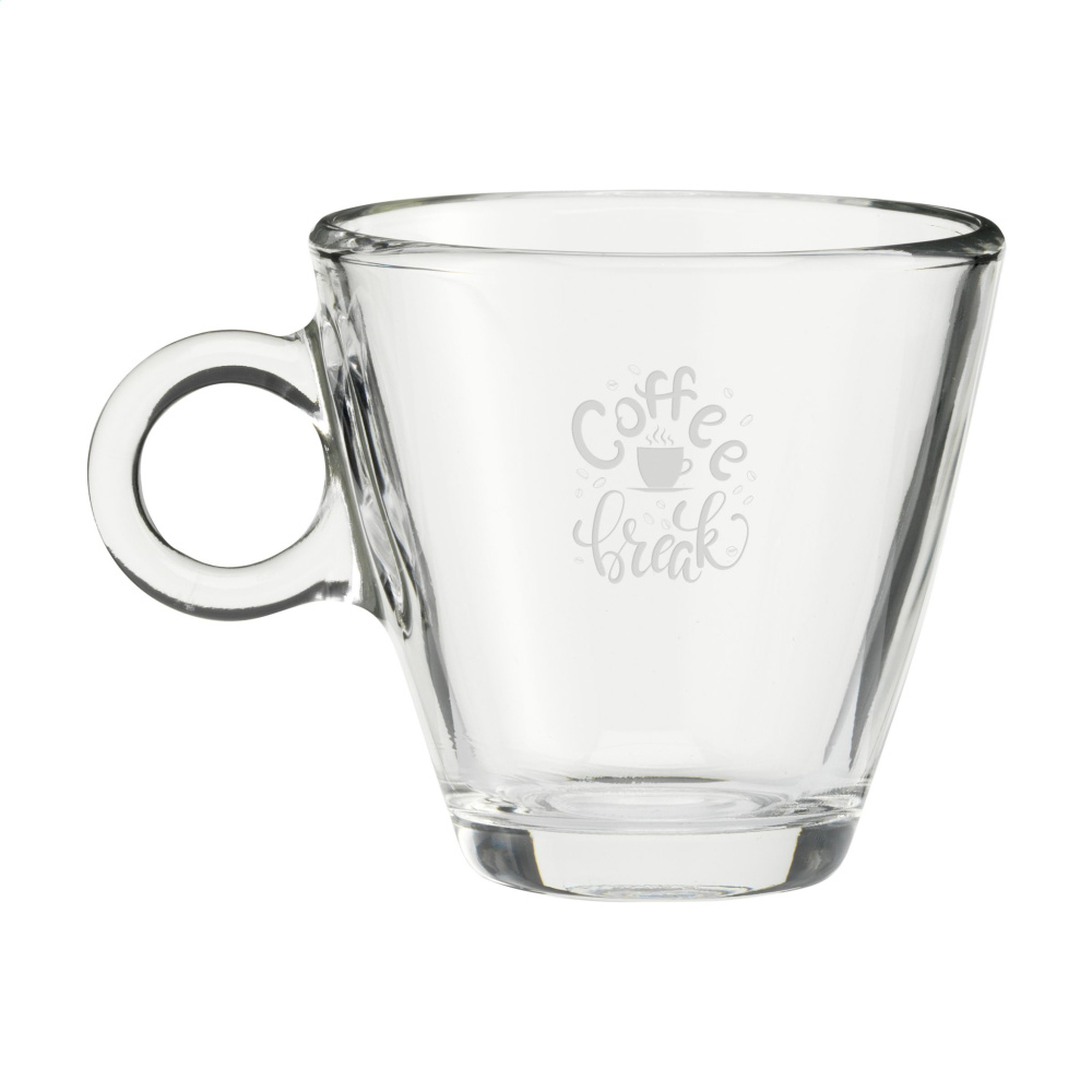 Logotrade promotional product picture of: Lugano Coffee Glass 230 ml