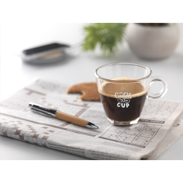 Logo trade promotional item photo of: Lugano Coffee Glass 230 ml