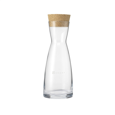 Logo trade promotional item photo of: Ypsilon Carafe 1 L with a cork cap