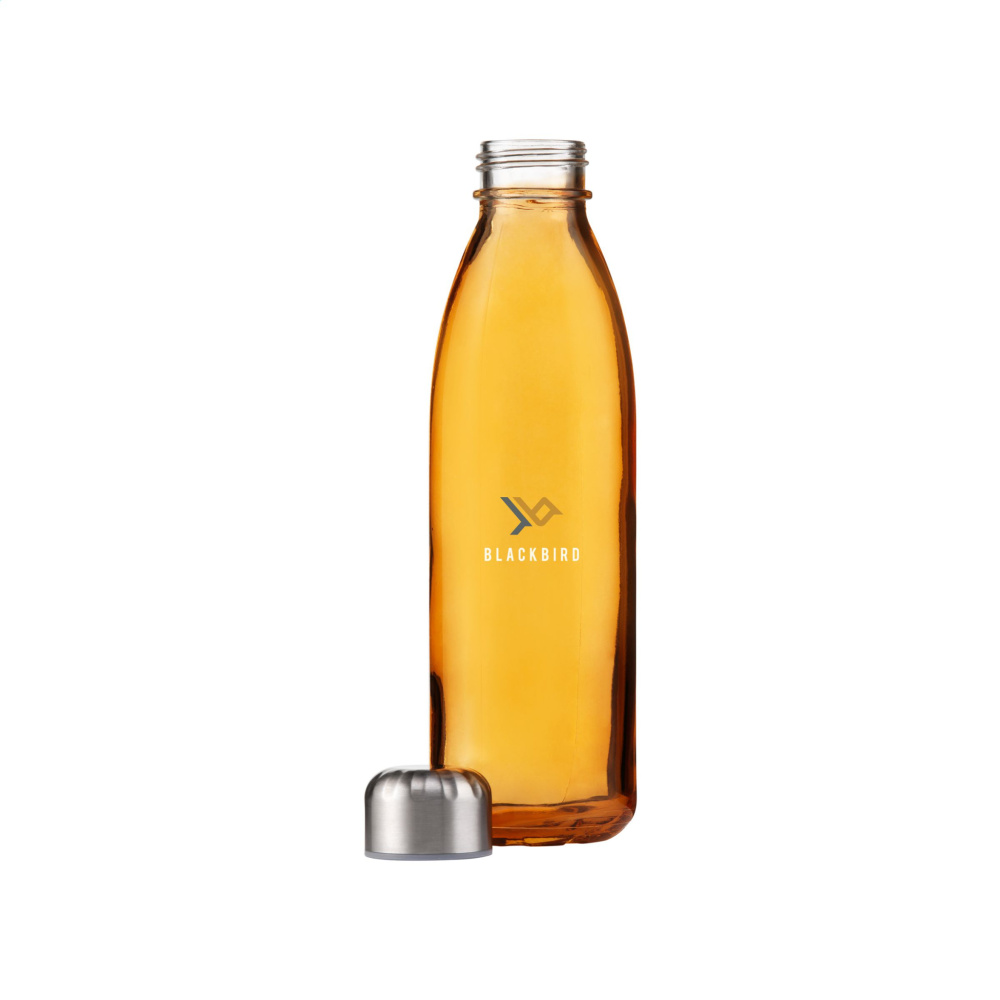 Logo trade corporate gifts picture of: Topflask Glass 650 ml drinking bottle