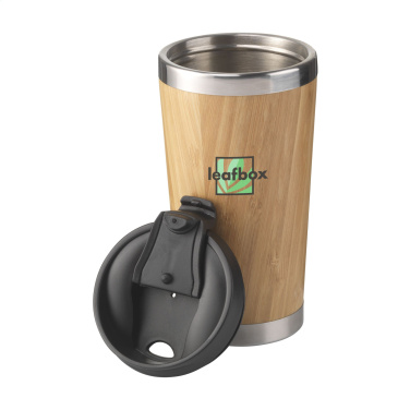 Logotrade promotional merchandise picture of: Tokyo 450 ml bamboo thermo cup