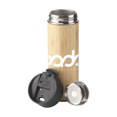 Logotrade promotional item image of: Sakura 360 ml bamboo thermo bottle/thermo cup