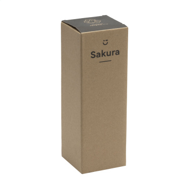 Logo trade promotional merchandise image of: Sakura 360 ml bamboo thermo bottle/thermo cup