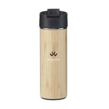 Logotrade promotional product picture of: Sakura 360 ml bamboo thermo bottle/thermo cup