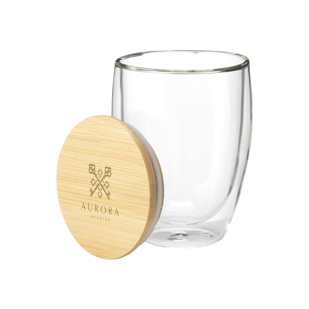 Logo trade promotional merchandise photo of: Alba 350 ml double-walled glass