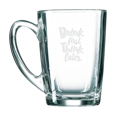 Logo trade promotional products image of: Morning Tea Glass 320 ml