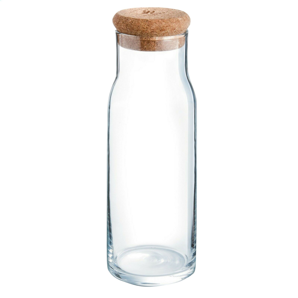 Logo trade advertising products image of: Algarve Carafe 1 L with a cork cap