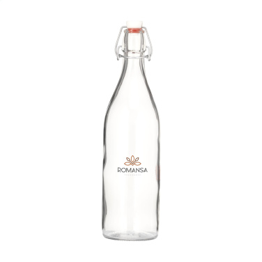 Logo trade corporate gift photo of: Vidrio Bottle 1 L water bottle