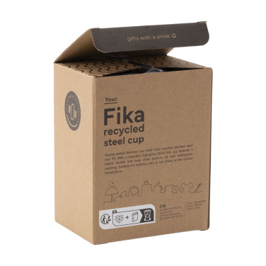 Logotrade promotional merchandise photo of: Fika RCS Recycled Steel Cup 400 ml thermo cup