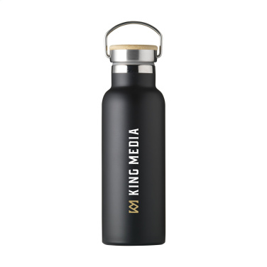 Logo trade promotional gifts picture of: Nordvik RCS Recycled Steel 500 ml drinking bottle