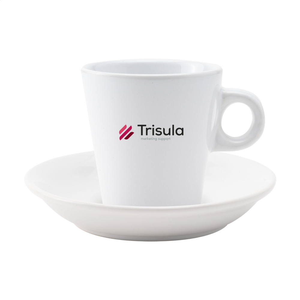 Logo trade promotional product photo of: Burano 200 ml mug and saucer