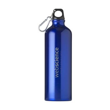 Logo trade business gifts image of: AluMaxi GRS Recycled 750 ml water bottle