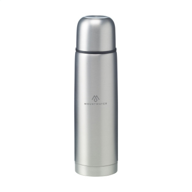 Logotrade promotional item image of: Frosted Bottle RCS Recycled Steel 500 ml thermo bottle