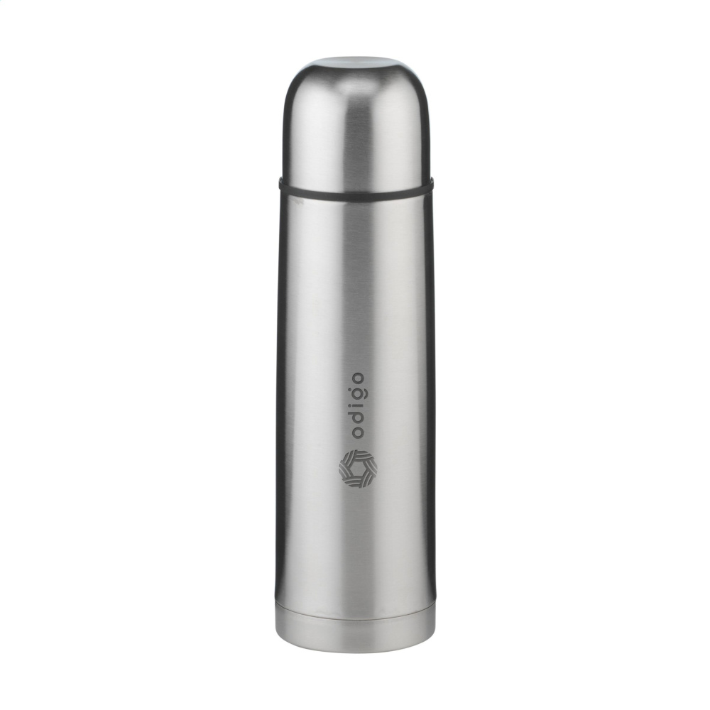 Logo trade promotional merchandise photo of: Thermotop Midi RCS Recycled Steel 500 ml thermo bottle