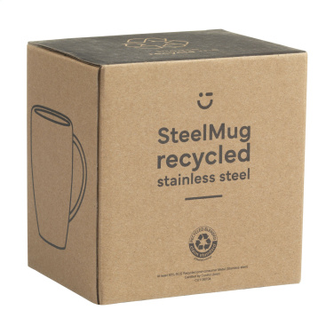 Logo trade corporate gifts picture of: SteelMug RCS Recycled Steel 220 ml