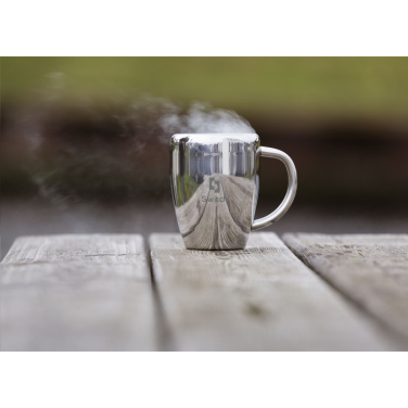 Logo trade business gifts image of: SteelMug RCS Recycled Steel 220 ml