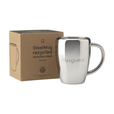 Logo trade corporate gifts picture of: SteelMug RCS Recycled Steel 220 ml