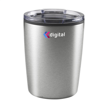 Logo trade corporate gifts image of: Espresso-to-Go Mug RCS Recycled Steel 170 ml