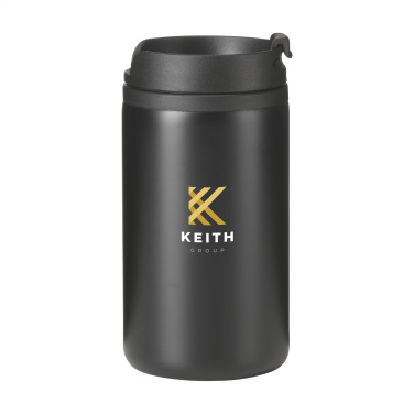 Logo trade promotional products image of: Thermo Can RCS Recycled Steel 300 ml thermo cup