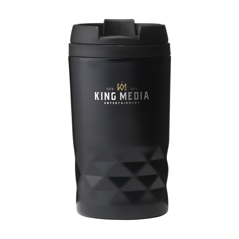 Logo trade promotional merchandise picture of: Graphic Mini Mug RCS Recycled Steel 250 ml thermo cup